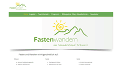 Desktop Screenshot of fastenwandern.ch